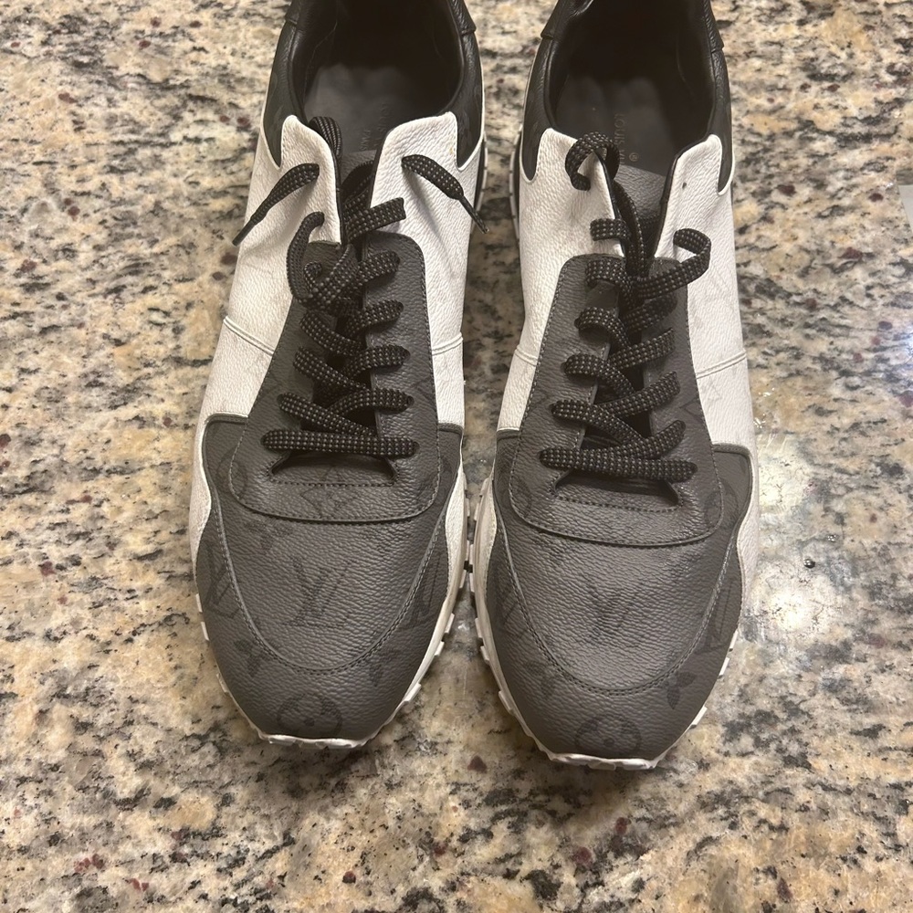 Monogram Sneakers in Black and Gray
